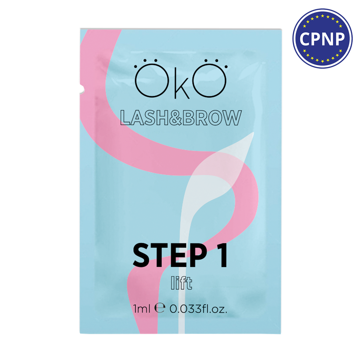 OKO STEP 1 LIFT Eyelash and Eyebrow Lamination Composition (box of 5 sachets)