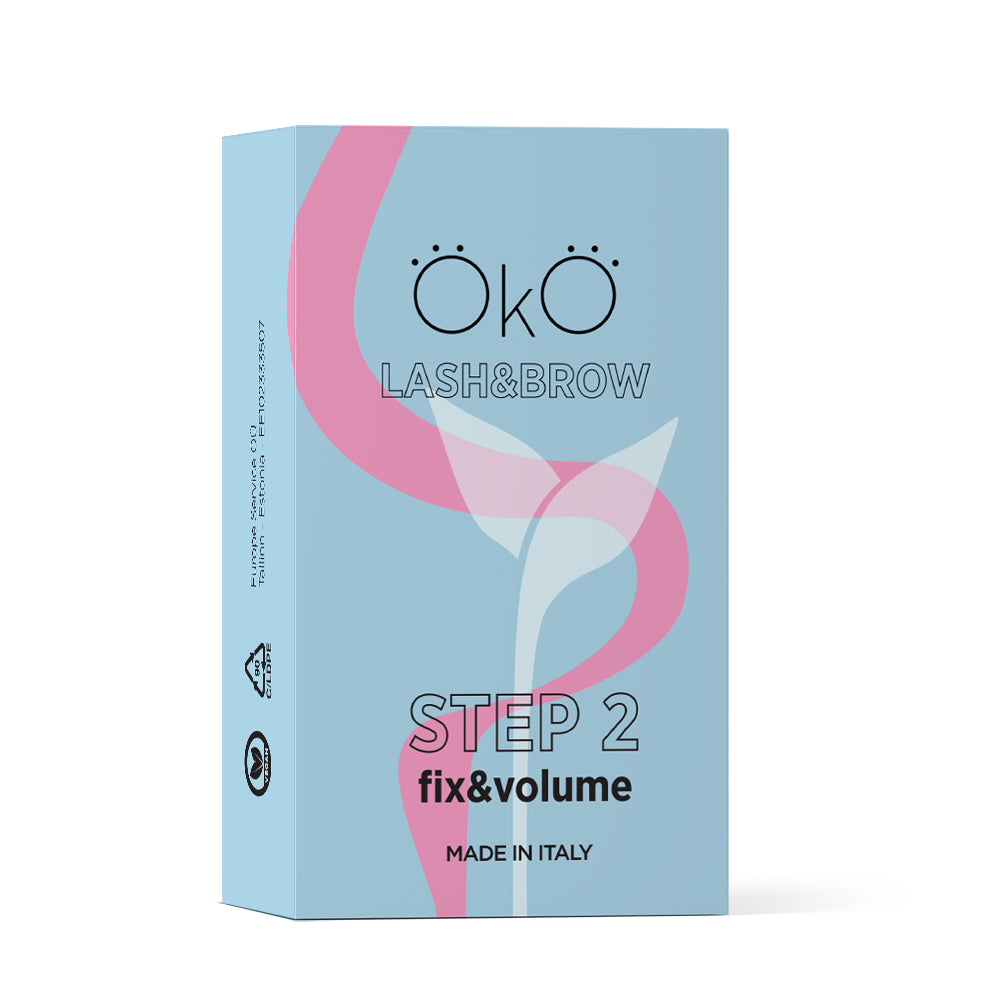 OKO STEP 2 FIX & VOLUME Eyelash and Eyebrow Lamination Composition (box of 5 sachets)