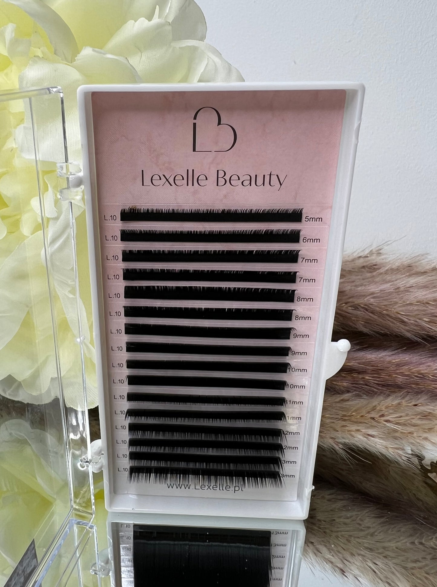 Lexelle Beauty Black Lashes -curl L 0.10