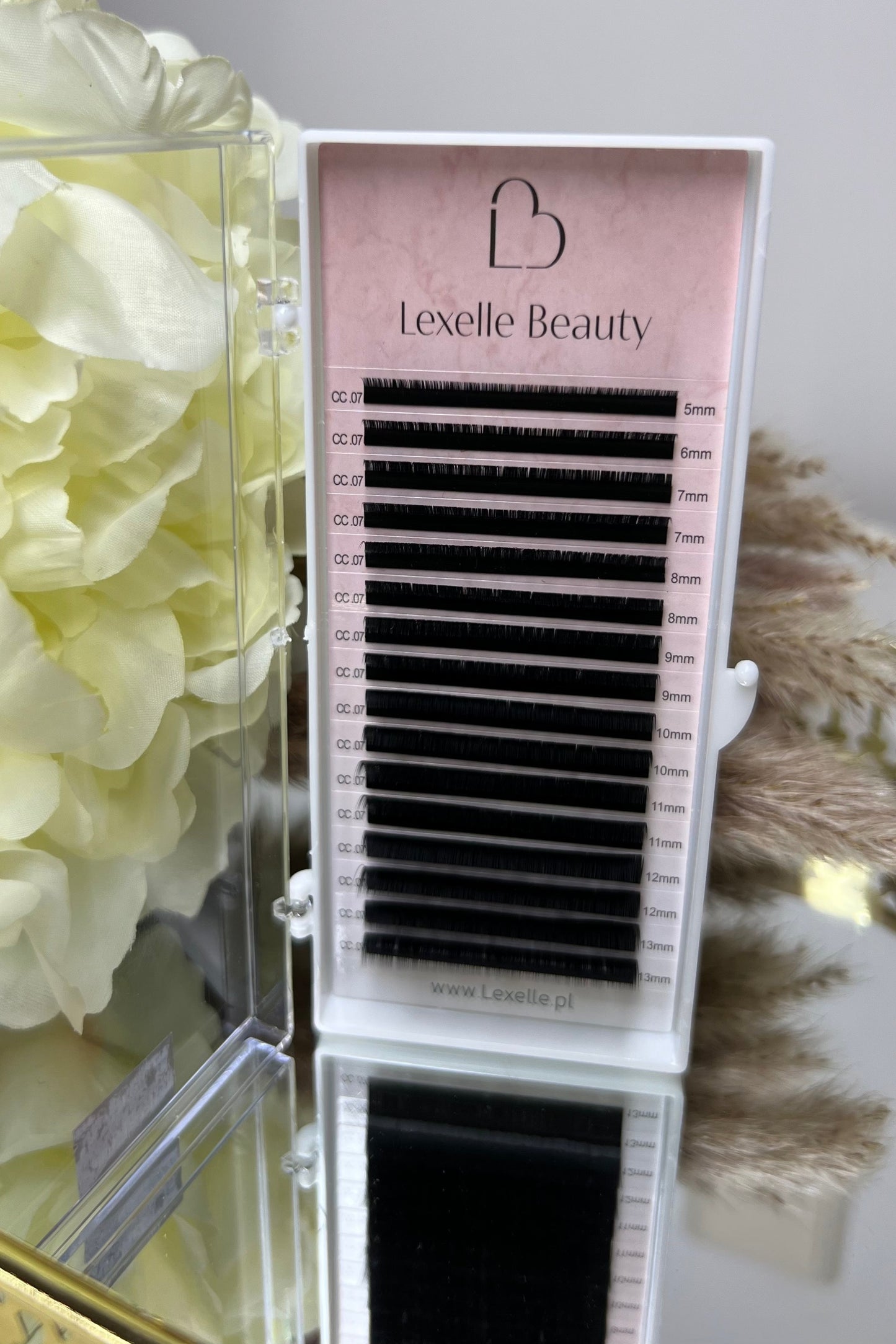 Lexelle Beauty Black Lashes - curl CC 0.07